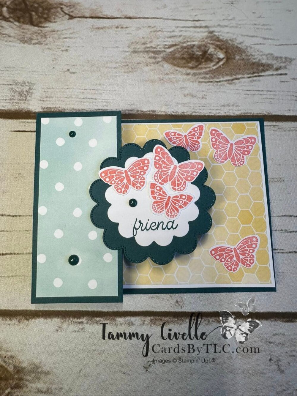 Thinking of You Card - Hand Crafted By Me